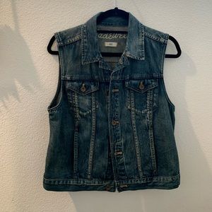 Madewell Blue Denim Vest